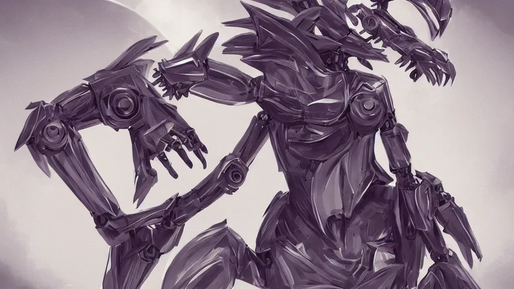 Prompt: close-up bust shot of a cute beautiful anthropomorphic robot female dragon doing an elegant pose, has a head with two eyes, a sleek yet elegant design of metal plating, with two big epic wings behind her, two arms with one hand on her hip, the background is of the beach at night; HD digital art, artstation, deviantart, furaffinity, high quality detail