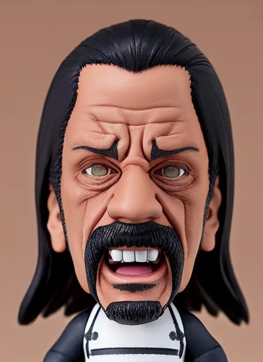 Image similar to danny trejo, an nendoroid of danny trejo figurine, realistic face, detailed product photo