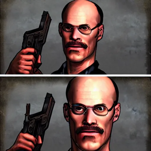 Prompt: tobias funke in the style of resident evil ( 1 9 9 7 ) concept art
