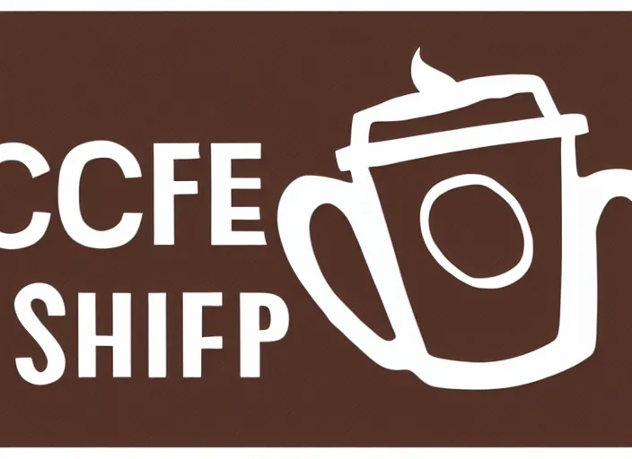 Image similar to coffee shop logo, disgusting dog