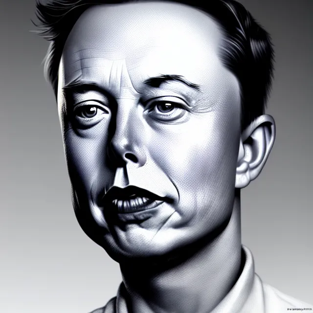 Image similar to baby elon musk, highly detailed, 4 k, hdr, smooth, sharp focus, high resolution, award - winning photo, artgerm, photorealistic