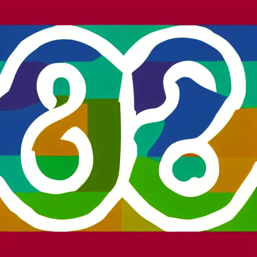 Prompt: letter g, capital g, g, circular shape, segmented with different colors