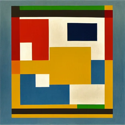 Image similar to abstract art of time based on 1 + 1 = 2 by le corbusier, very detailed flax canvas silk print