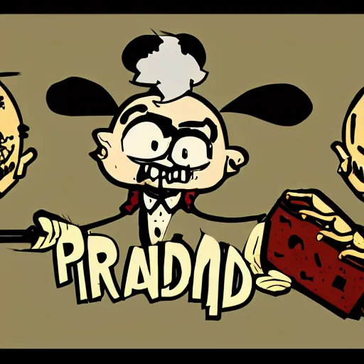 Prompt: the promised land, don’t starve art style