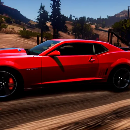 Image similar to 2 0 1 3 chevrolet camaro ss in red dead redemption 2