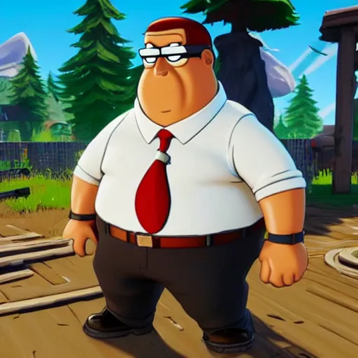 Image similar to peter griffin in fortnite