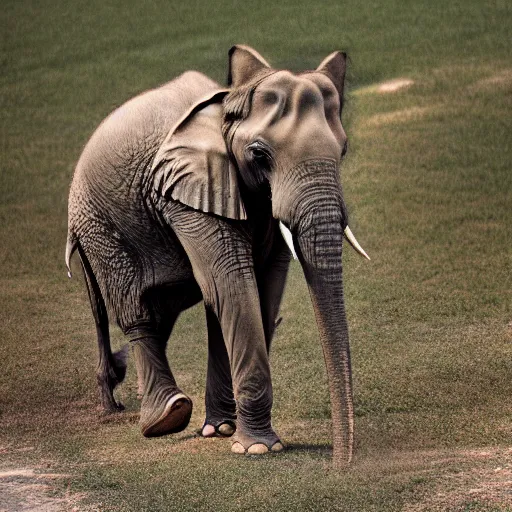 Image similar to an elephant with wings that looks like a cat, photography