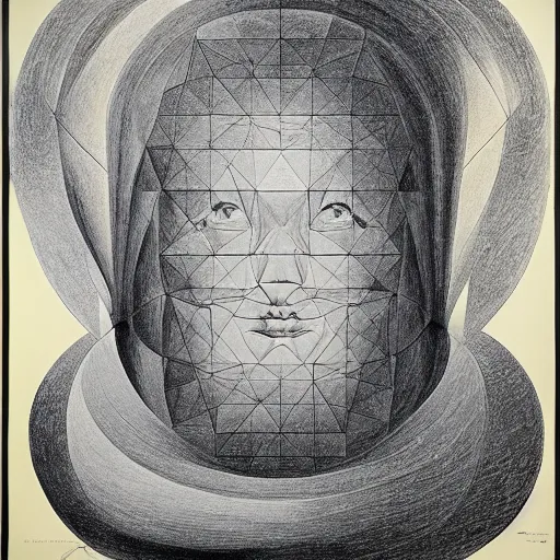 Image similar to lithography on paper secret conceptual figurative post - morden monumental dynamic portrait drawn by william blake and escher and hogarth, inspired by magritte, illusion surreal art, highly conceptual figurative art, intricate detailed illustration, controversial poster art, polish poster art, geometrical drawings, no blur