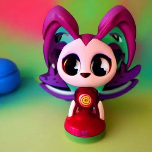 Prompt: Liminal space in outer space, my littlest pet shop toy!!!!!