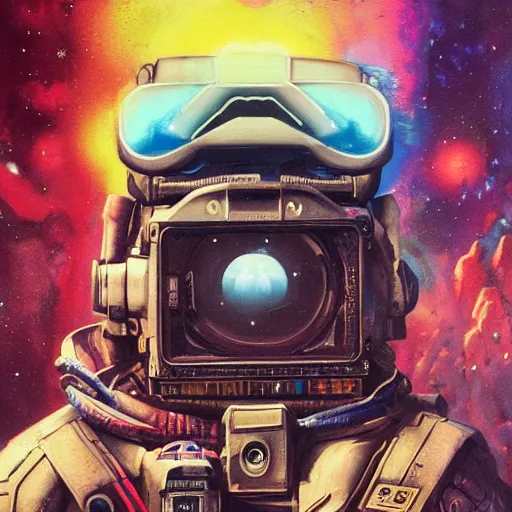 Image similar to portrait of Star Fox, cameras, melting ,8k,by tristan eaton,Stanley Artgermm,Tom Bagshaw,Greg Rutkowski,Carne Griffiths, Ayami Kojima, Beksinski, Giger,trending on DeviantArt,face enhance,hyper detailed,minimalist,cybernetic, android, blade runner,full of colour