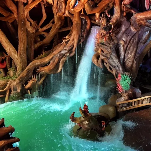 Prompt: Splash Mountain