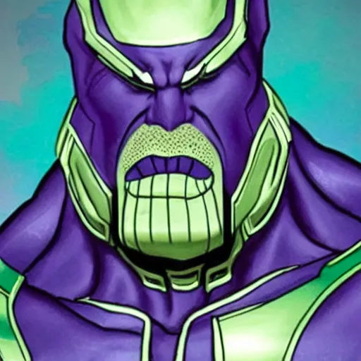 Prompt: Thanos feeling cute, might delete later