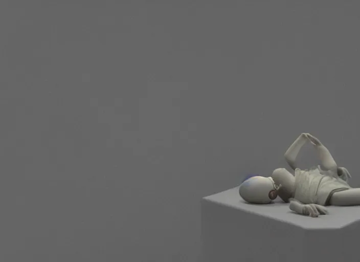 Image similar to astral projection, claymation, octane render
