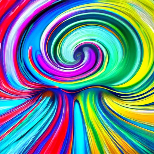 Image similar to swirling and chaotix mix of different latex paint colors, vivid color, hyperrealistic, abstract