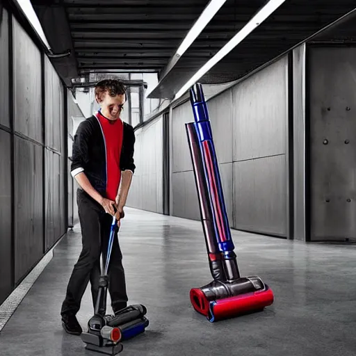 Prompt: industrial design photography of pogostick by dyson