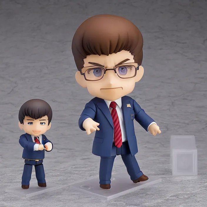 Image similar to Ronald Reagan, An anime Nendoroid of Ronald Reagan, figurine, detailed product photo