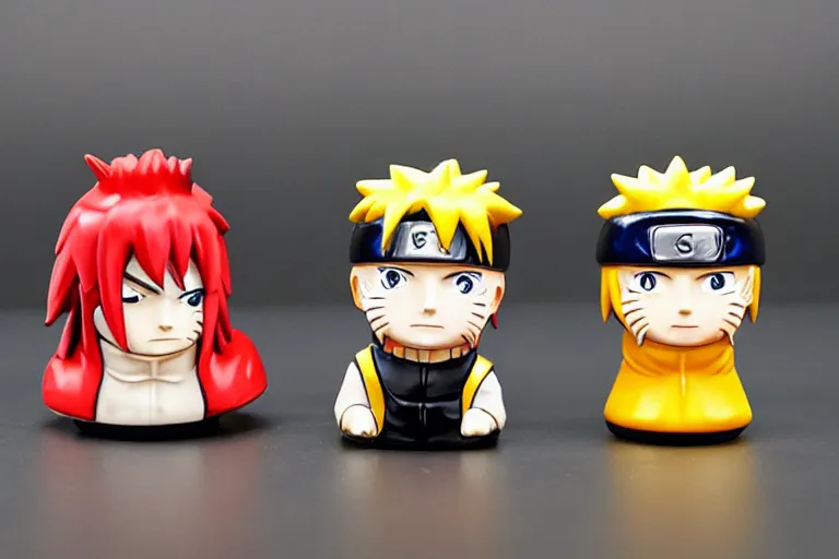 Image similar to naruto and sasuke salt and pepper shakers