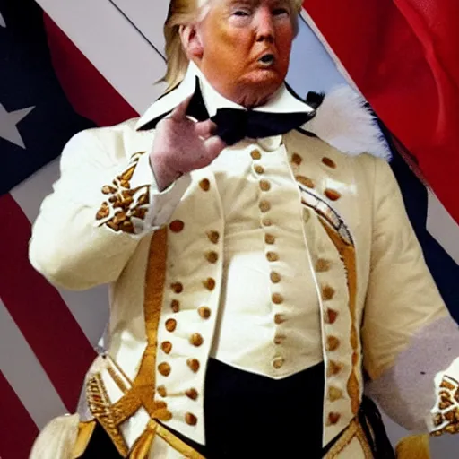 Image similar to donald trump dressed as napoleon bonaparte,