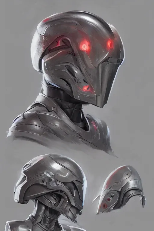 Image similar to sci - fi helmet concept by yintion j - jiang geping, lineart, oil painting, jama jurabaev, wayne barlowe, concept sketches, rejected concepts, digital painting, highly detailed, artstation, sharp focus