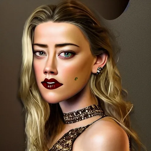 Image similar to a gourd shaped to look like the face of amber heard hybrid hybrid hybrid