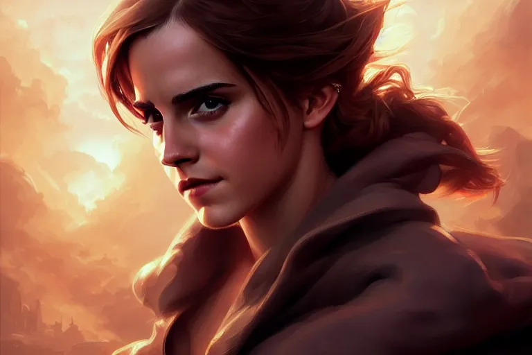 Prompt: emma watson inside a menu, hyper detailed, digital art, artstation, cinematic lighting, studio quality, smooth render, by artgerm, greg rutkowski, boris vallejo