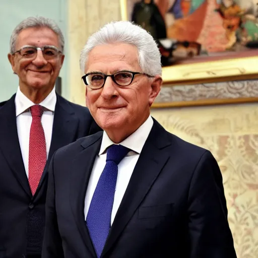 Image similar to fraws parliamo di videogiochi meeting president sergio mattarella and becoming the next italia prime minister