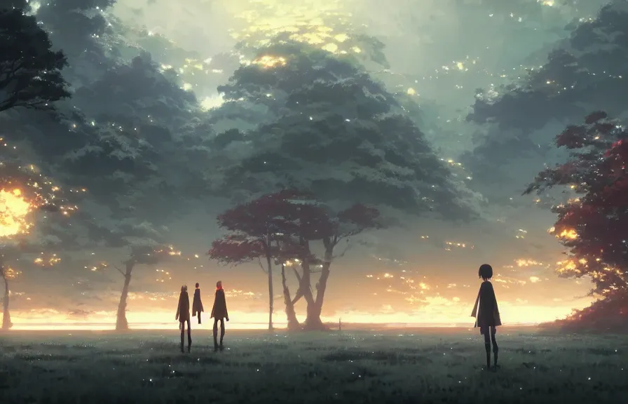 Image similar to makoto shinkai concept art of the nodule dimension, key visual, ambient lighting, highly detailed, digital painting, artstation, concept art, sharp focus, by makoto shinkai and akihiko yoshida and hidari and wlop and greg rutkowski