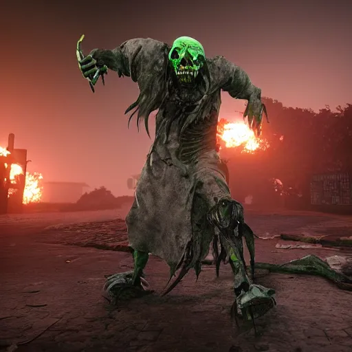 Image similar to undead mutant, unreal engine