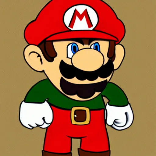 Image similar to mario as a world war i soldier, super high quality, detailed