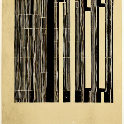 Image similar to woodcut nominal the diagonal synthies