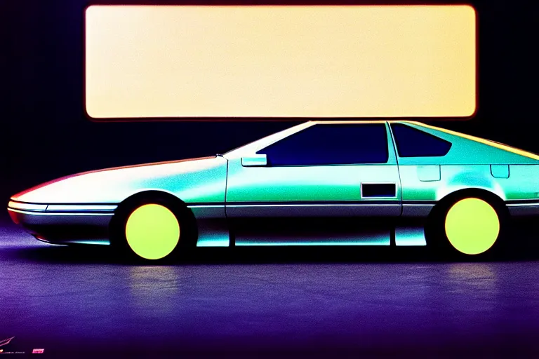 Image similar to designed by giorgetto giugiaro stylized poster of a single toyota soarer concept, thick neon lights, ektachrome photograph, volumetric lighting, f 8 aperture, cinematic eastman 5 3 8 4 film