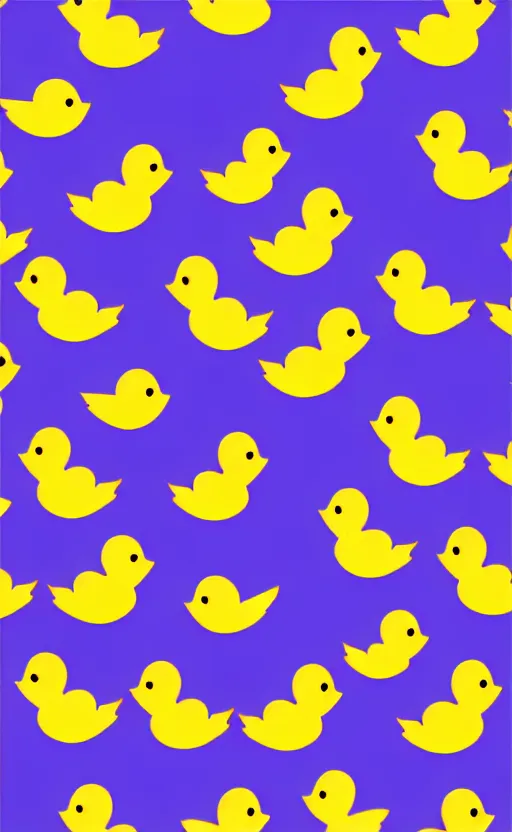 Image similar to rubber duckie pattern illustration