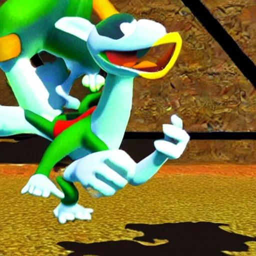 Prompt: “ gex in super smash bros, gameplay still, screenshot ”