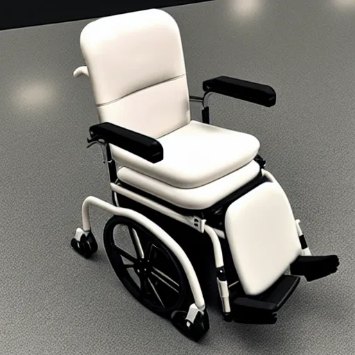 Prompt: jonathan ive dieter rams ergonomic wheelchair 🦽🦼 ( 2 0 2 1 )