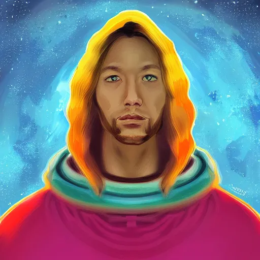 Prompt: planet tamaki, portrait, digital art