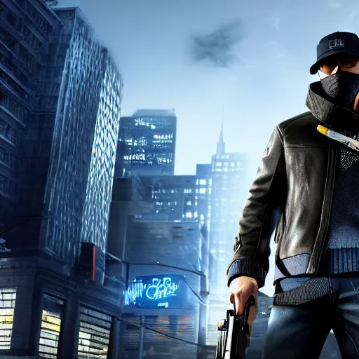 Prompt: film still of Jensen Ackles as Aiden Pearce in Watch Dogs (2022), 4k, insanely detailed