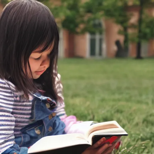 Image similar to pov of girl reading a book