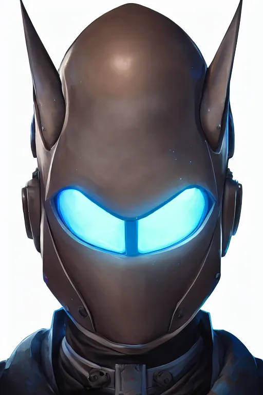 Image similar to epic mask helmet robot ninja portrait stylized as fornite style game design fanart by concept artist gervasio canda, behance hd by jesper ejsing, by rhads, makoto shinkai and lois van baarle, ilya kuvshinov, rossdraws global illumination radiating a glowing aura global illumination ray tracing hdr render in unreal engine 5