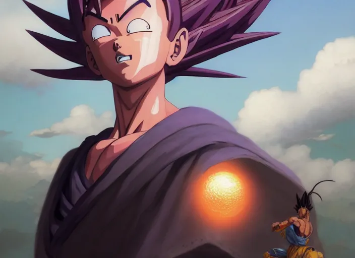 Image similar to highly detailed portrait of gash bell, in dragon ball, stephen bliss, unreal engine, fantasy art by greg rutkowski, loish, rhads, ferdinand knab, makoto shinkai and lois van baarle, ilya kuvshinov, rossdraws, tom bagshaw, global illumination, radiant light, detailed and intricate environment