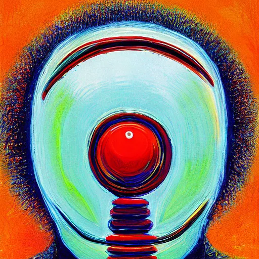 Image similar to alien by wayne thiebaud