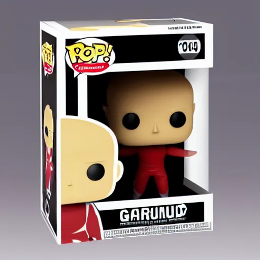 Image similar to garou, funko pop of garou, product design, product photo