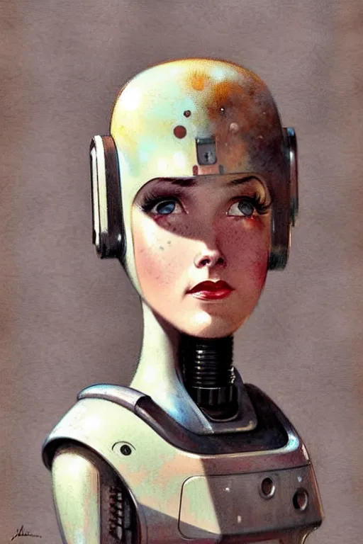 Image similar to ( ( ( ( ( 1 9 5 0 s retro future android robot mobile pretty actress. muted colors., ) ) ) ) ) by jean - baptiste monge,!!!!!!!!!!!!!!!!!!!!!!!!!