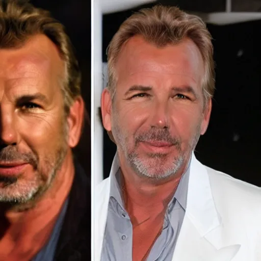 Prompt: kevin costner as a maggot