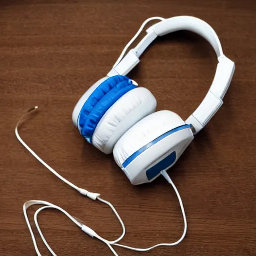 Image similar to headphones made of electricity