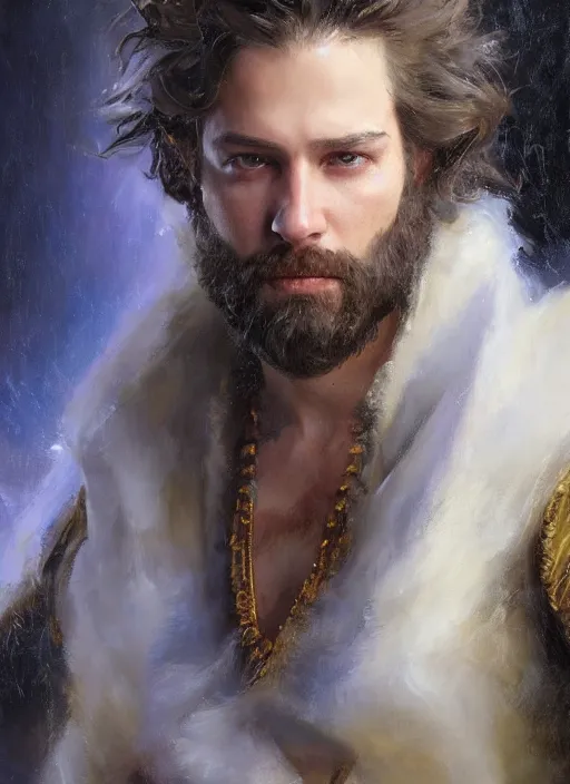 Prompt: portrait of kaladin from the archive of storms. by Daniel F. Gerhartz, hyperrealistic oil painting, 4k, studio lightning, very detailed face