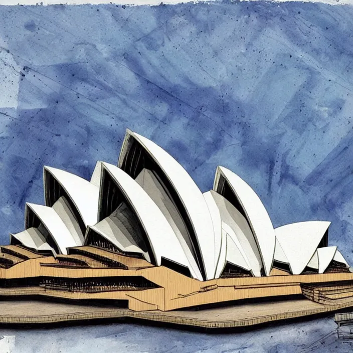 Prompt: futuristic sydney opera house, highly detailed, hyper realistic, art by todd mcfarlane