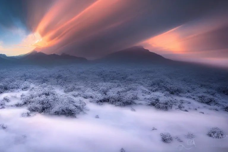 Prompt: amazing landscape photo of Western Ghats by marc adamus, beautiful, dramatic lighting