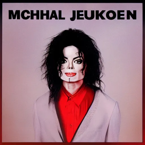 Prompt: michael jackson 7 even album cover