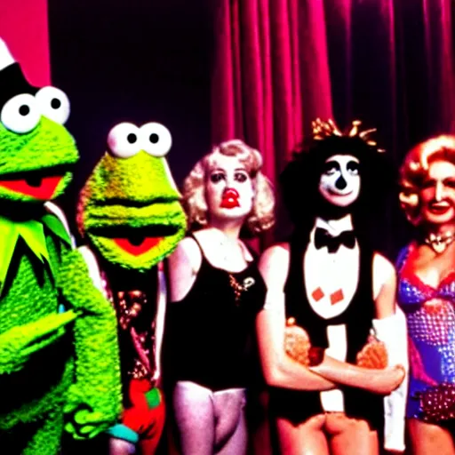 Prompt: Rocky Horror Muppet Show