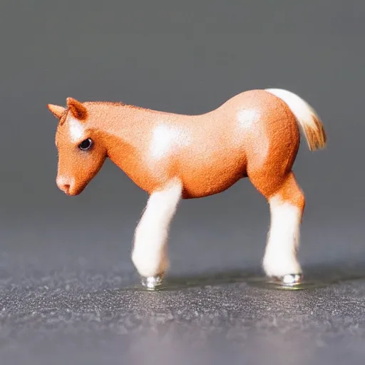 Prompt: the worlds smallest pony ever conceived starring on a reality TV show to find the cutest contestant